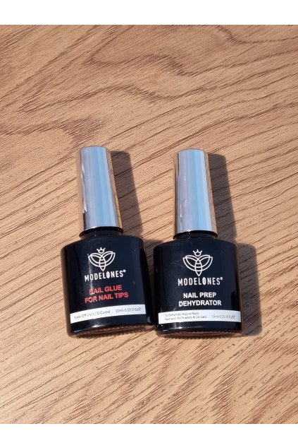 modelones gélové lepidlo na nechty a dehydrátor na prípravu nechtov, 2x10ml