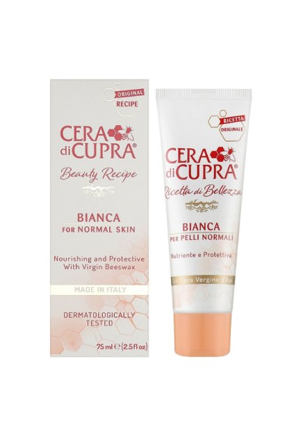Cera di Cupra Biely anti-aging krém na tvár pre normálnu pleť, 75 ml