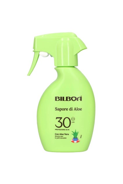latte solare bilboa aloe sensitive pelli sensibili spray spf30 116724 1