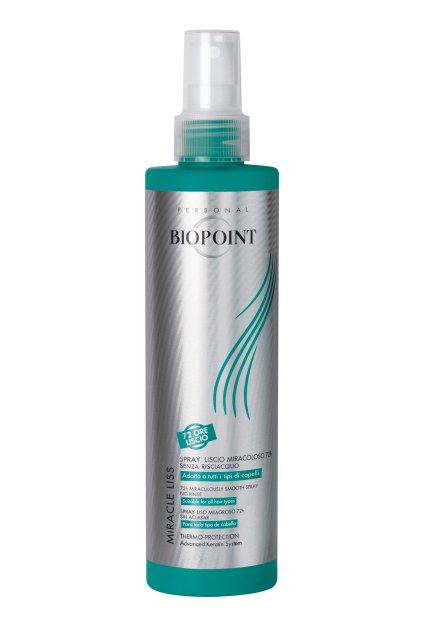 Biopoint Miracle Liss 72-hodinový bezoplachový lak na vlasy 200 ml
