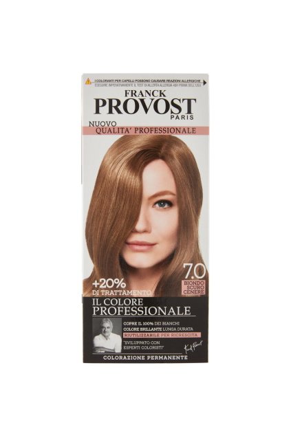 Franck Provost Permanentná farba, Tmavá popolavá blond 7.0-chýba balsam