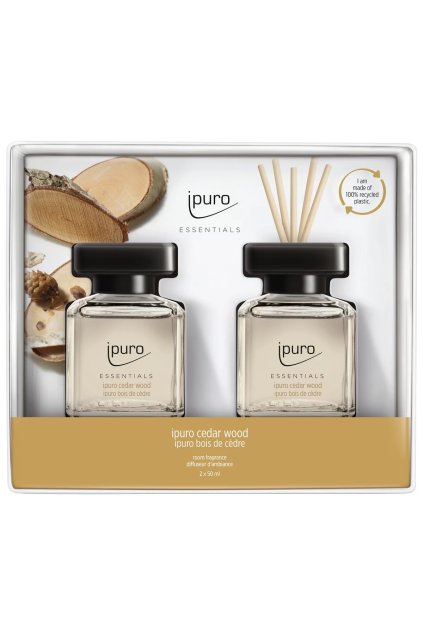Ipuro vôňa do bytu 2 x 50 ml cédrové drevo