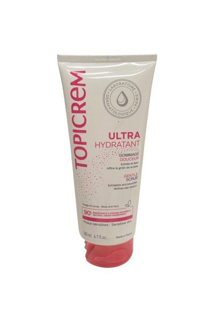 Topicream Gentle Scrub Ultra-Hydrant, 200ml, poškodený aplikátor