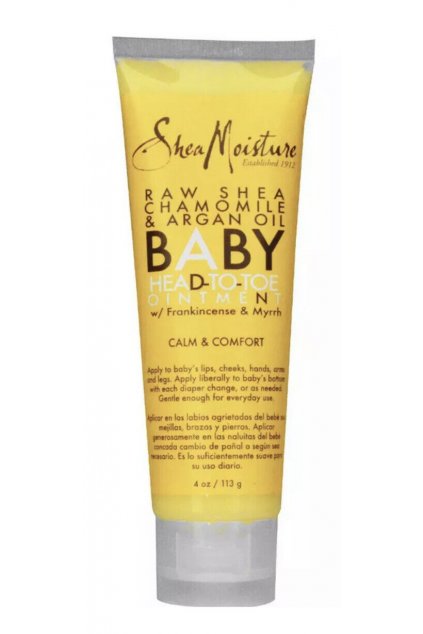 Shea Moisture Raw Shea & Argan Oil Baby upokojujúca masť od hlavy po päty