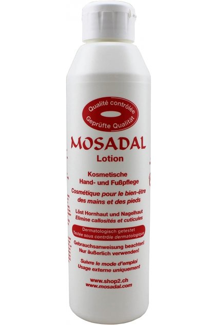 Mosadal Lotion 250ml prírodná kozmetika odstraňuje mozoľ a kožičku