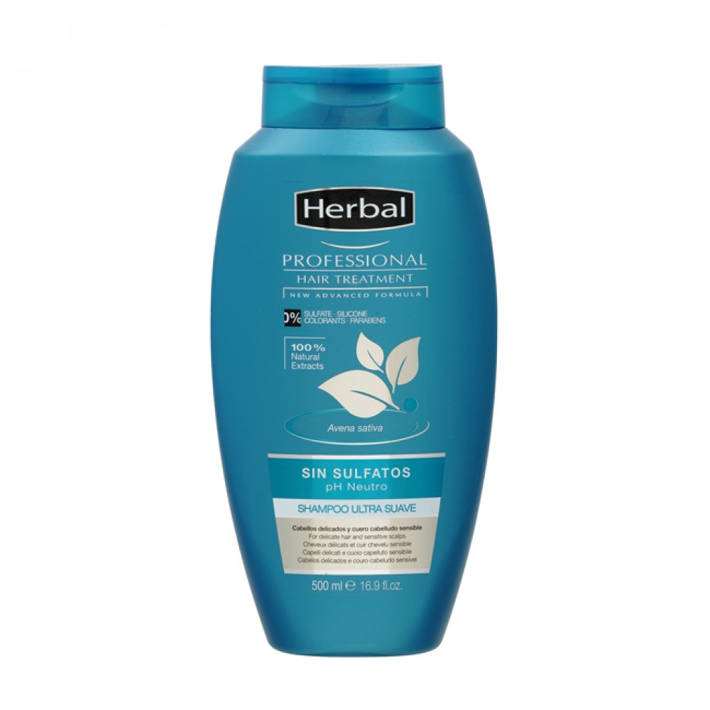 Herbal Hispania BYLINNÝ ŠAMPÓN BEZ SULFÁTOV PH NEUTRÁLNY 500 Ml