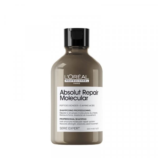 L'Oréal Professionnel Absolut Repair Molecular Shampoo, šampón pre silno poškodené vlasy, 300ml