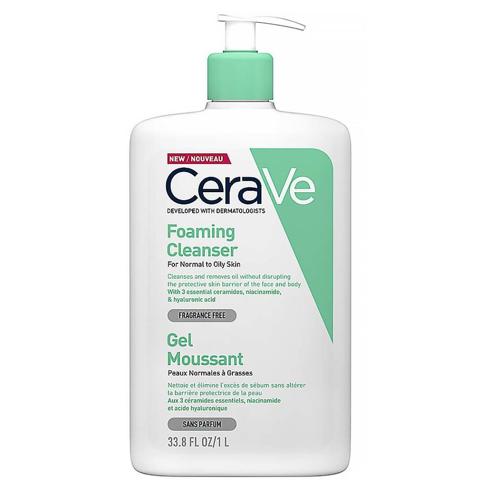CeraVe - Čistiaci penový gél na normálnu až mastnú pleť, 1L kúpite na Nakupujzdravo.sk