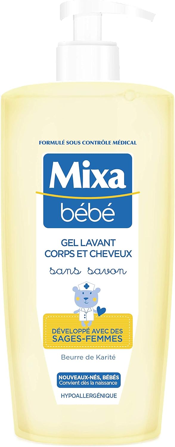 Mixa - čistiaci gél na telo/vlasy 750ml