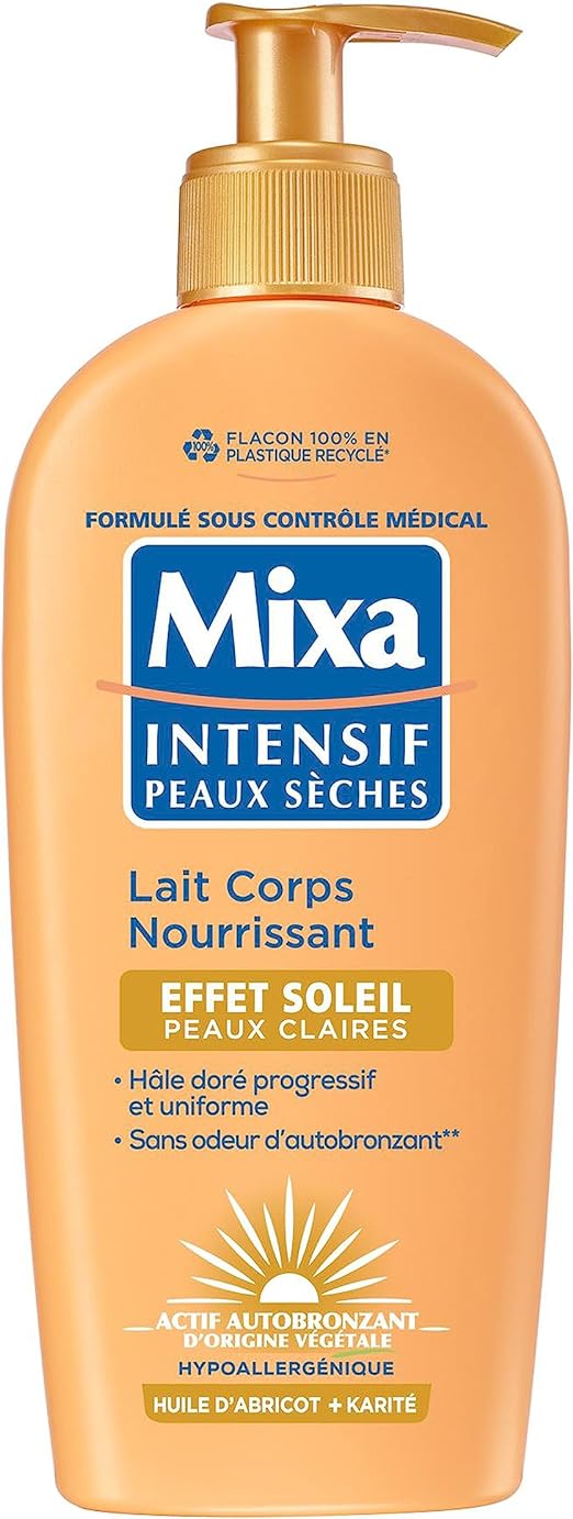 Mixa Intensive vyživujúce telové mlieko fair skin - 250ml