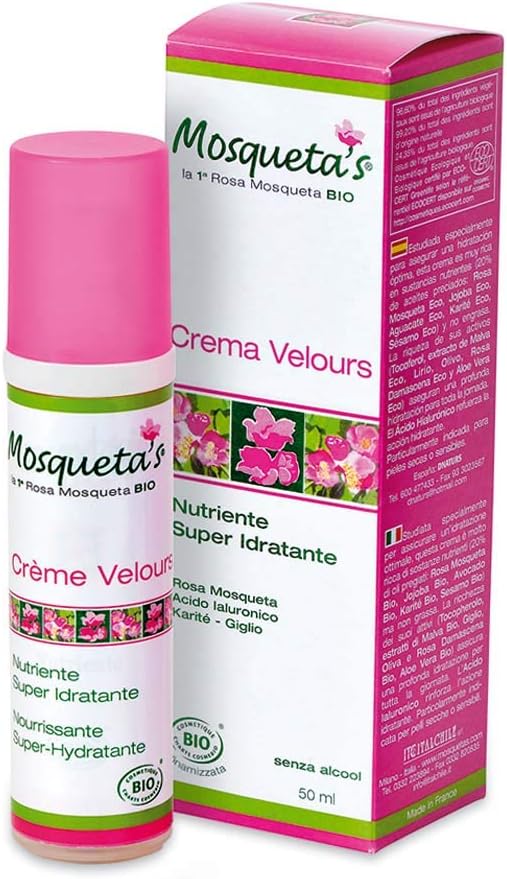 Hydratačný velúrový krém Mosqueta's - 50ml