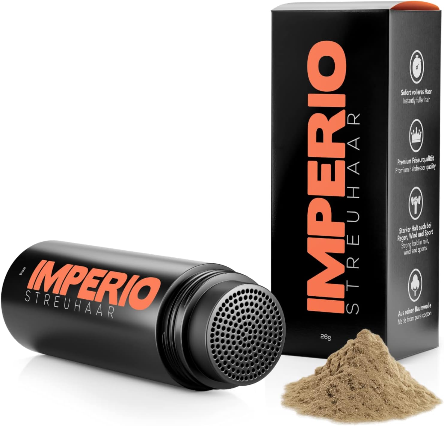 IMPERIO - Zahustenie vlasov - Medium Brown 26g