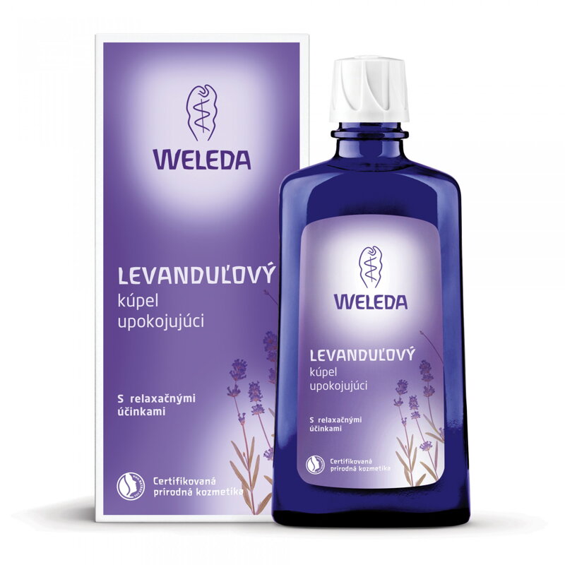 WELEDA Levanduľové kúpeľové mlieko, 200 ml