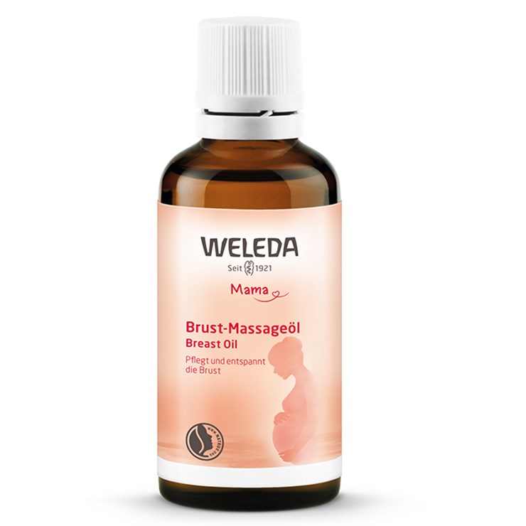 WELEDA BIO Olej na masáž hrádze, 50 ml