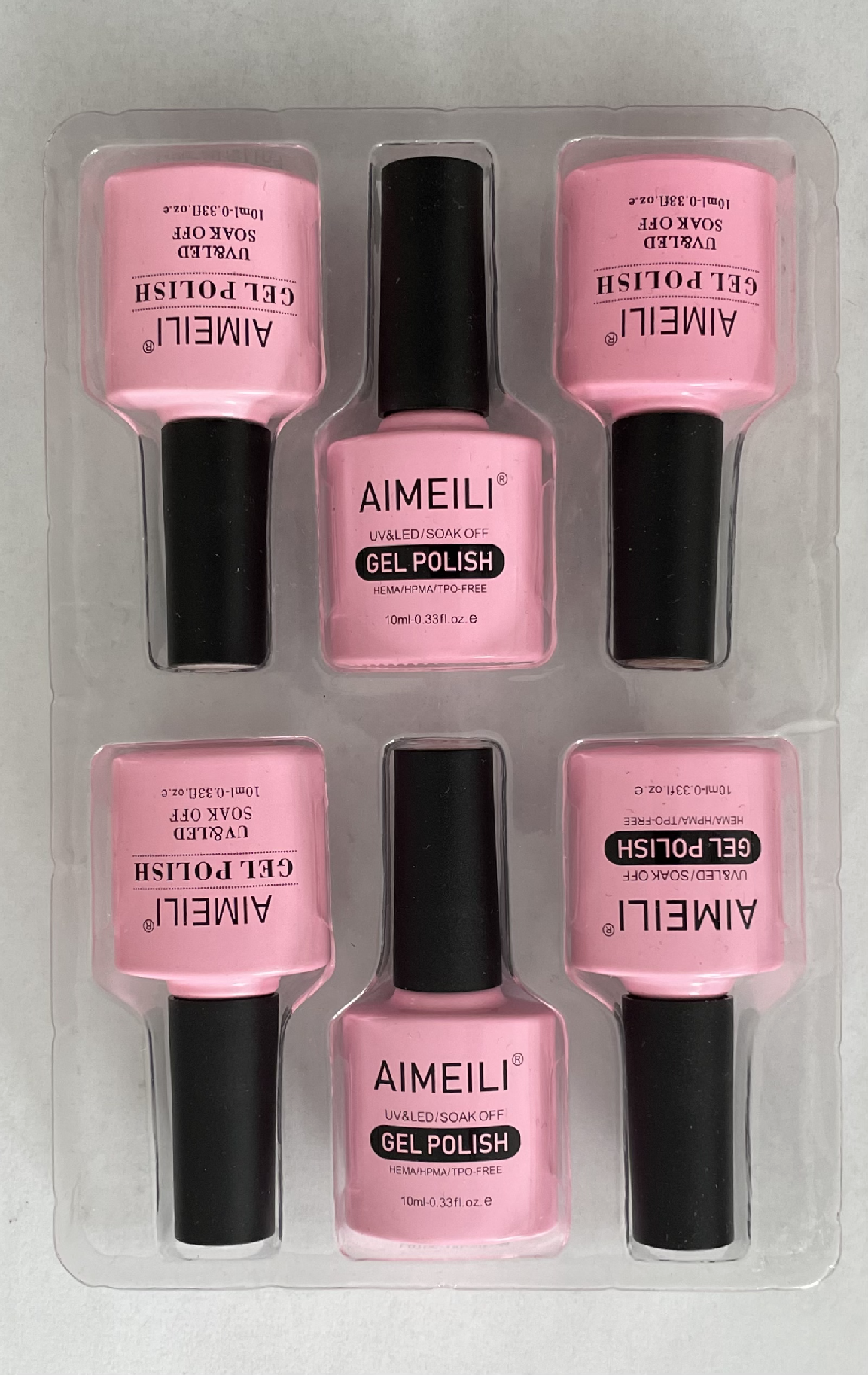 AIMEILI 6-dielna sada gélových lakov 6x10ml Rôzne farby