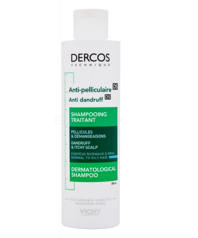 VICHY Dercos Šampón proti lupinám normálne až mastné , 200ml