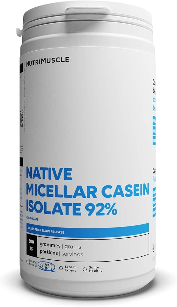 NutriMuscle native micerálny kaseinový proteín 92%