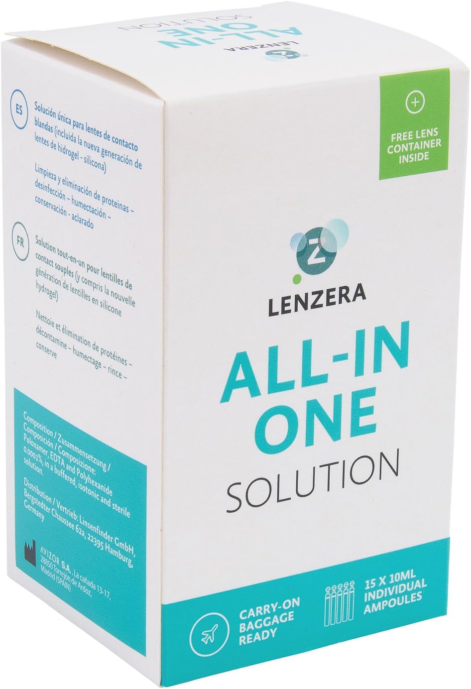 Lenzera All-In One Cestovná veľkosť 15 x 10 ml