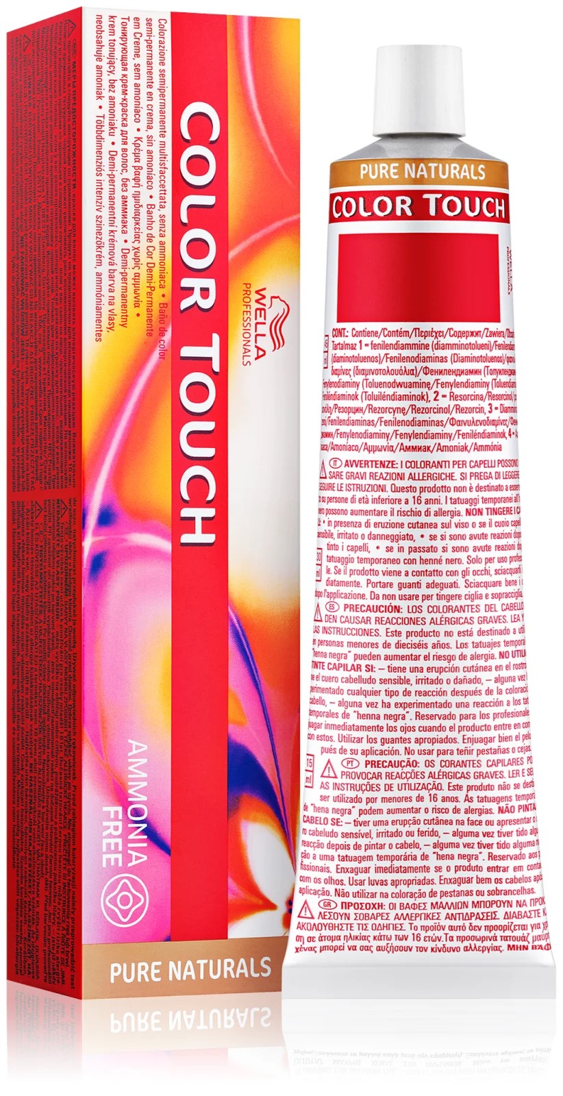 Wella Professionals Color Touch Pure Naturals 5/0, 60 ml-svetlohnedá