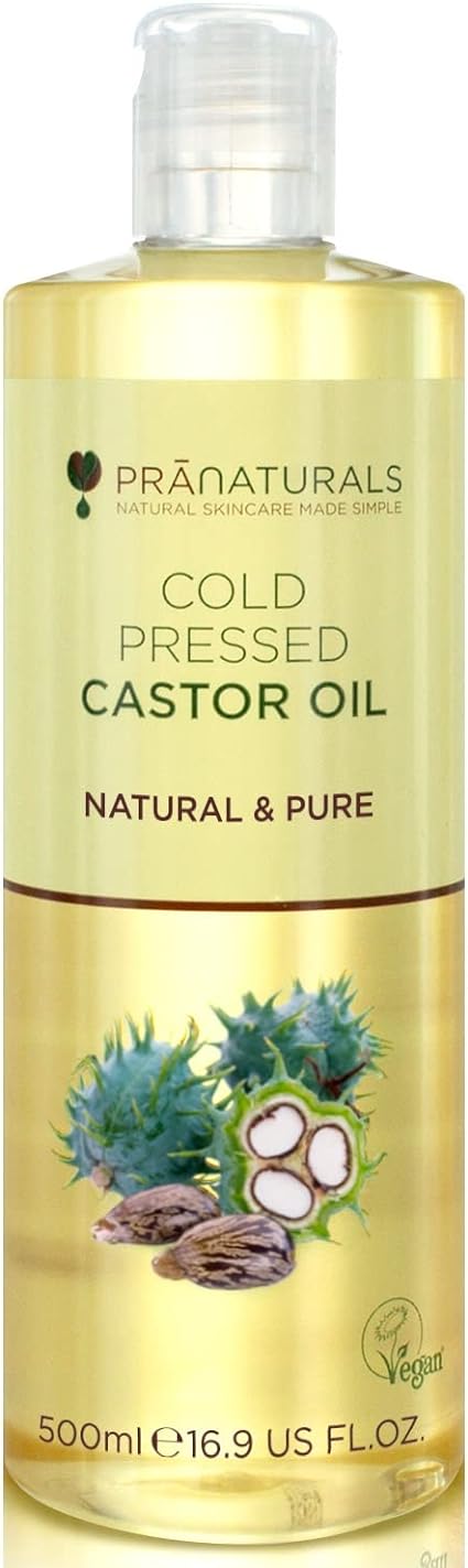 PraNaturals PRÁnaturals za studena lisovaný ricínový olej 500ml