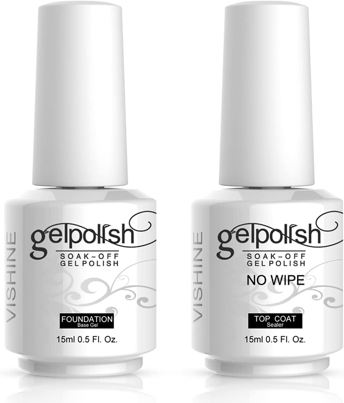 Vishine Top & Base Coat, základný a vrchný náter na nechty 2x15ml