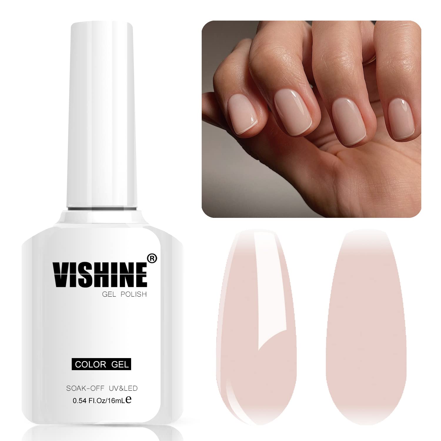 Vishine color gel -gél lak na nechty M089, 16 ml