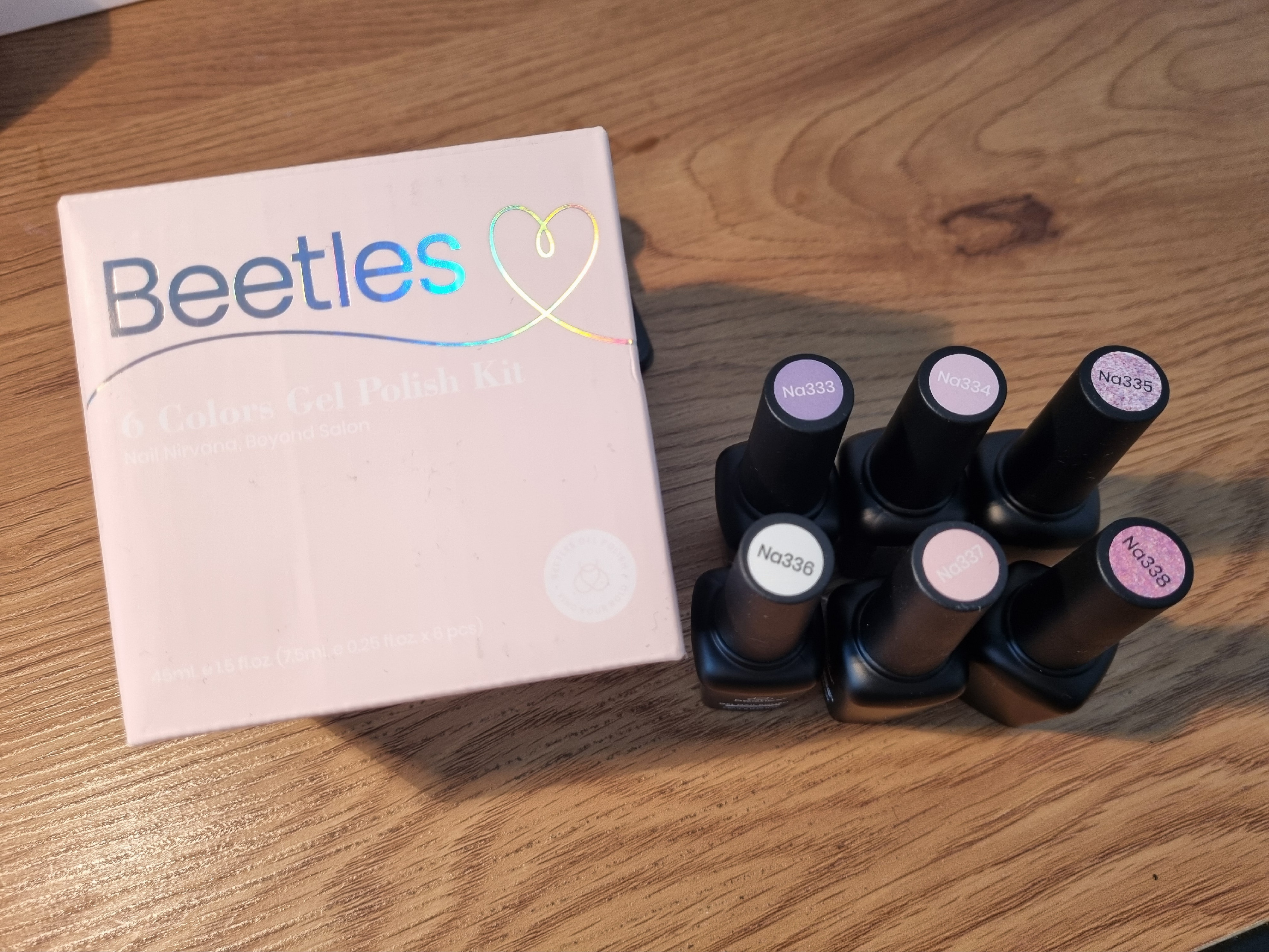 Beetles gél lak na nechty 6 Colors, 6x7,5ml