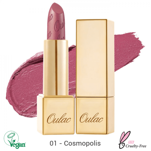 Oulac Metallic Shine Lipstick 01 Cosmopolis