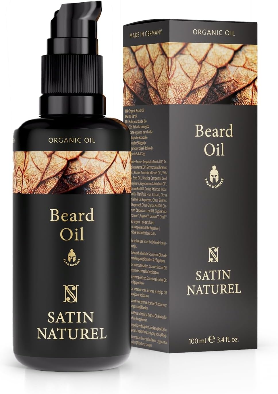 Satin Naturel - Organický olej na fúzy 100ml
