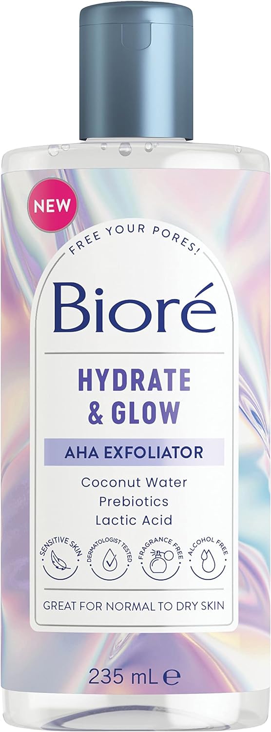 Biore Bioré Hydrate and Glow AHA exfoliátor, 235 ml