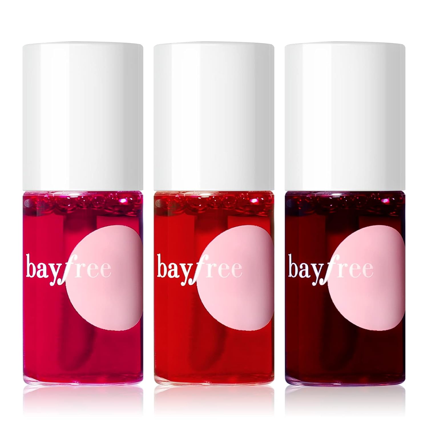 Sada Bayfree dlhotrvajúci, vodeodolný lesk na pery, 3 x 7,1 ml