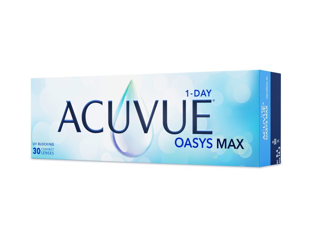 Acuvue Oasys Max 1-Day (30 šošoviek), + 4.75