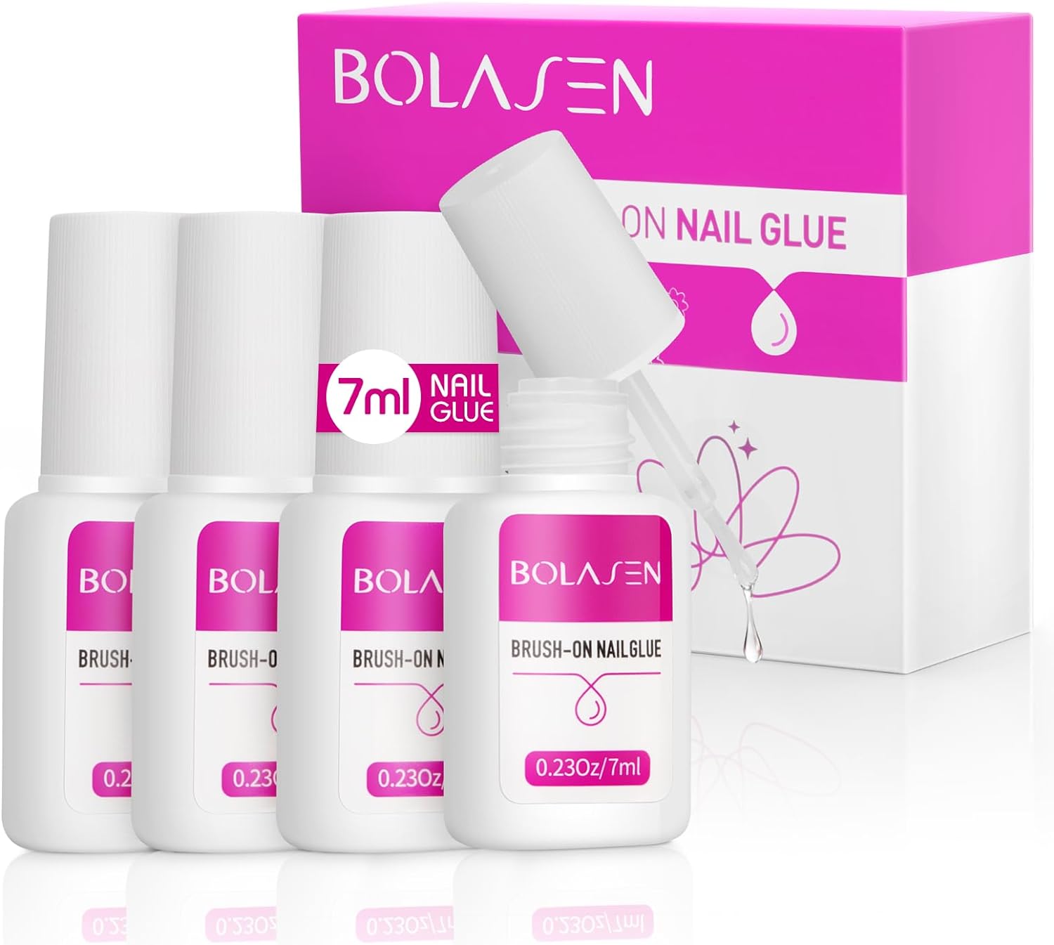 BOLASEN - Lepidlo Na Nechty 4x7ml