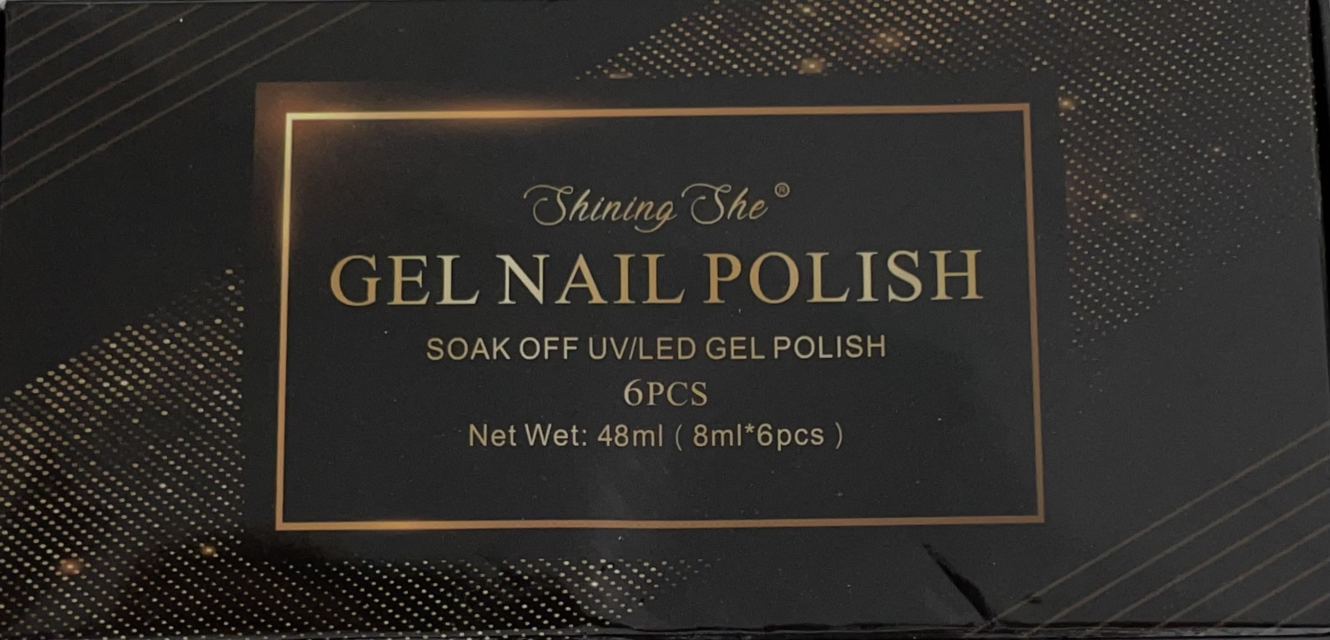 Shining She - Gel Nail Polish -gél lak na nechty, 6ksx8ml