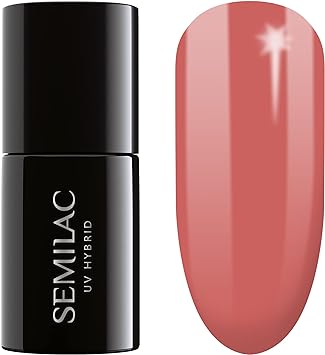 SEMILAC UV Hybrid gél lak na nechty - Grey Brown 202, 7ml