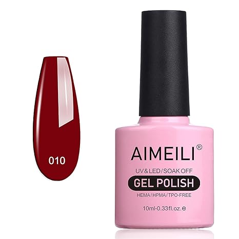 AIMEILI UV LED gélový lak na nechty - Red Vixen 10ml
