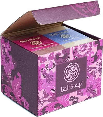 Bali Soap Bali mydlo - sada prírodných mydiel 6ks