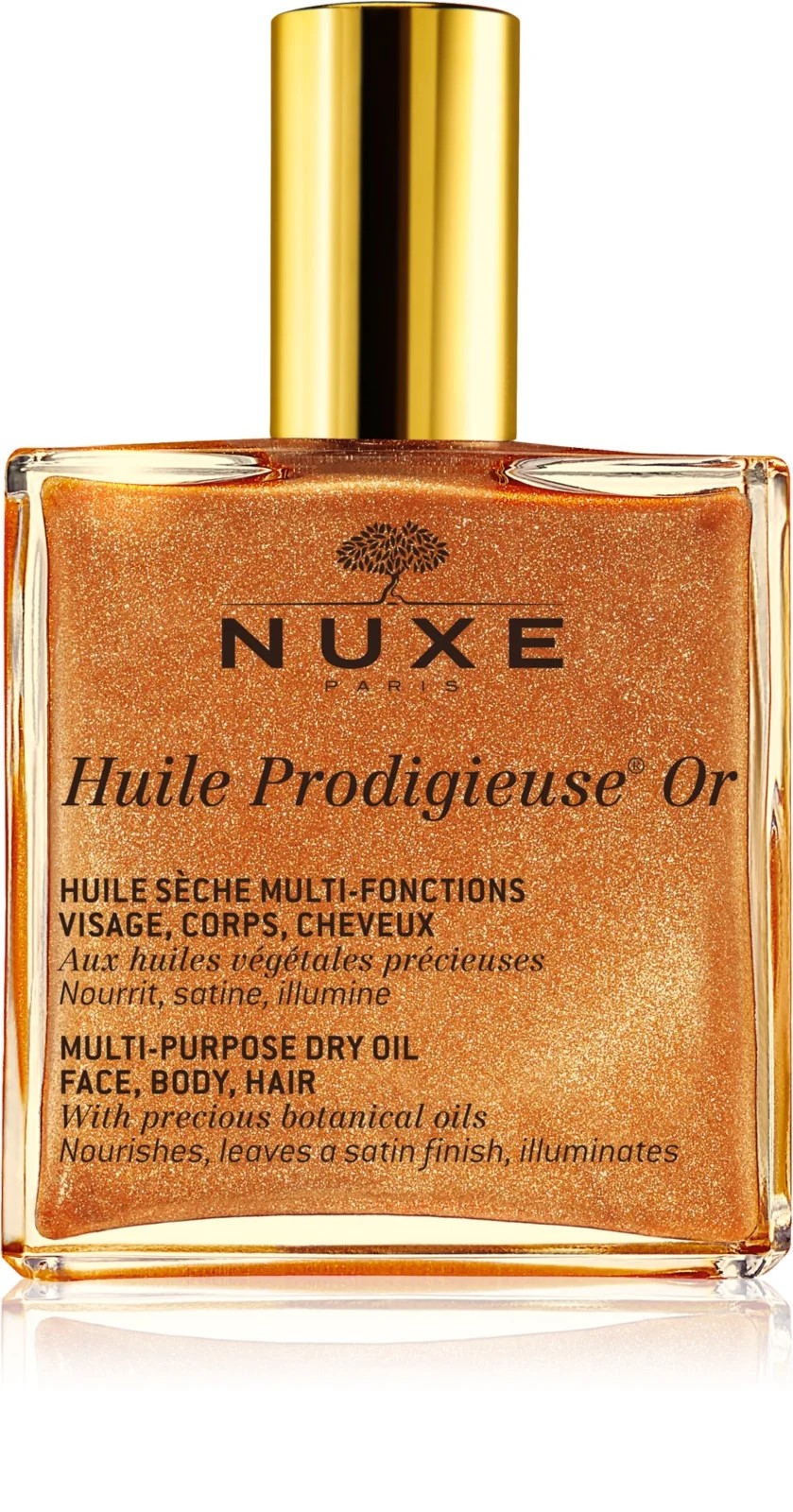 Nuxe Multifunkčný suchý olej s trblietkami Huile Prodigieuse OR, 100 ml