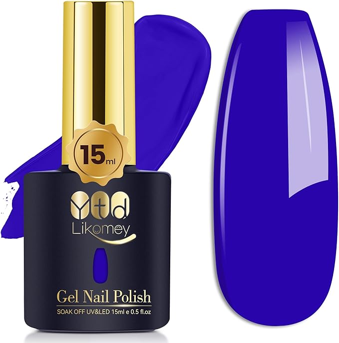 YTD Likomey CS004 Klein modrý semipermanentný gél lak, 15 ml