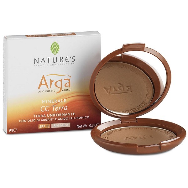 NATURE´S Arga minerale CC terra - sahara, SPF 15, 9g