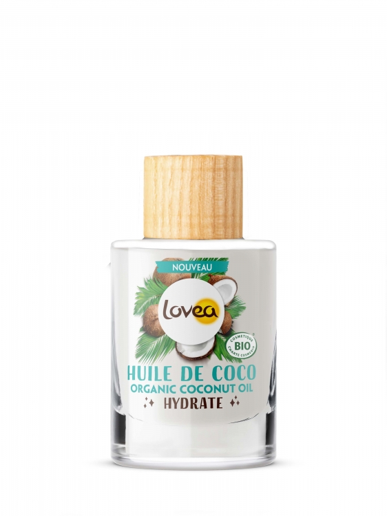 Lovea - Organický kokosový olej - suchá pokožka a suché vlasy 50ml