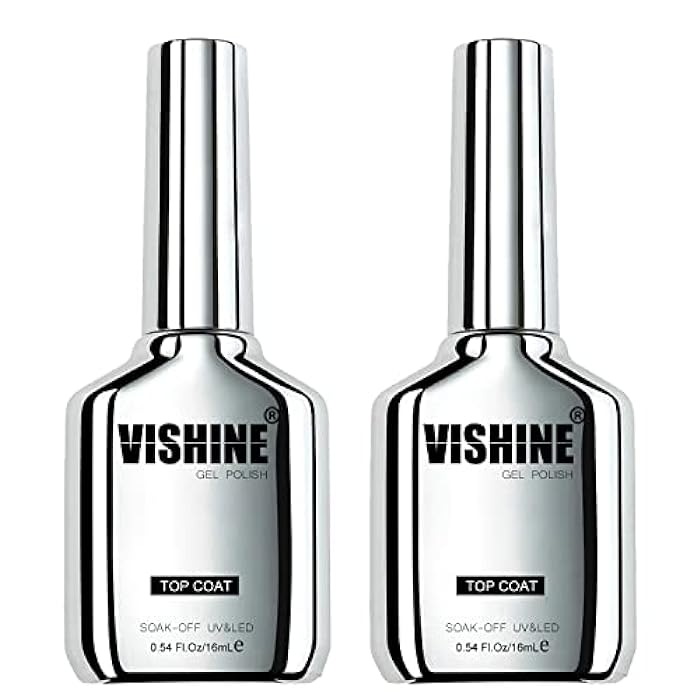 VISHINE - Gel Laky Na Nechty Top Coat 2x16ml