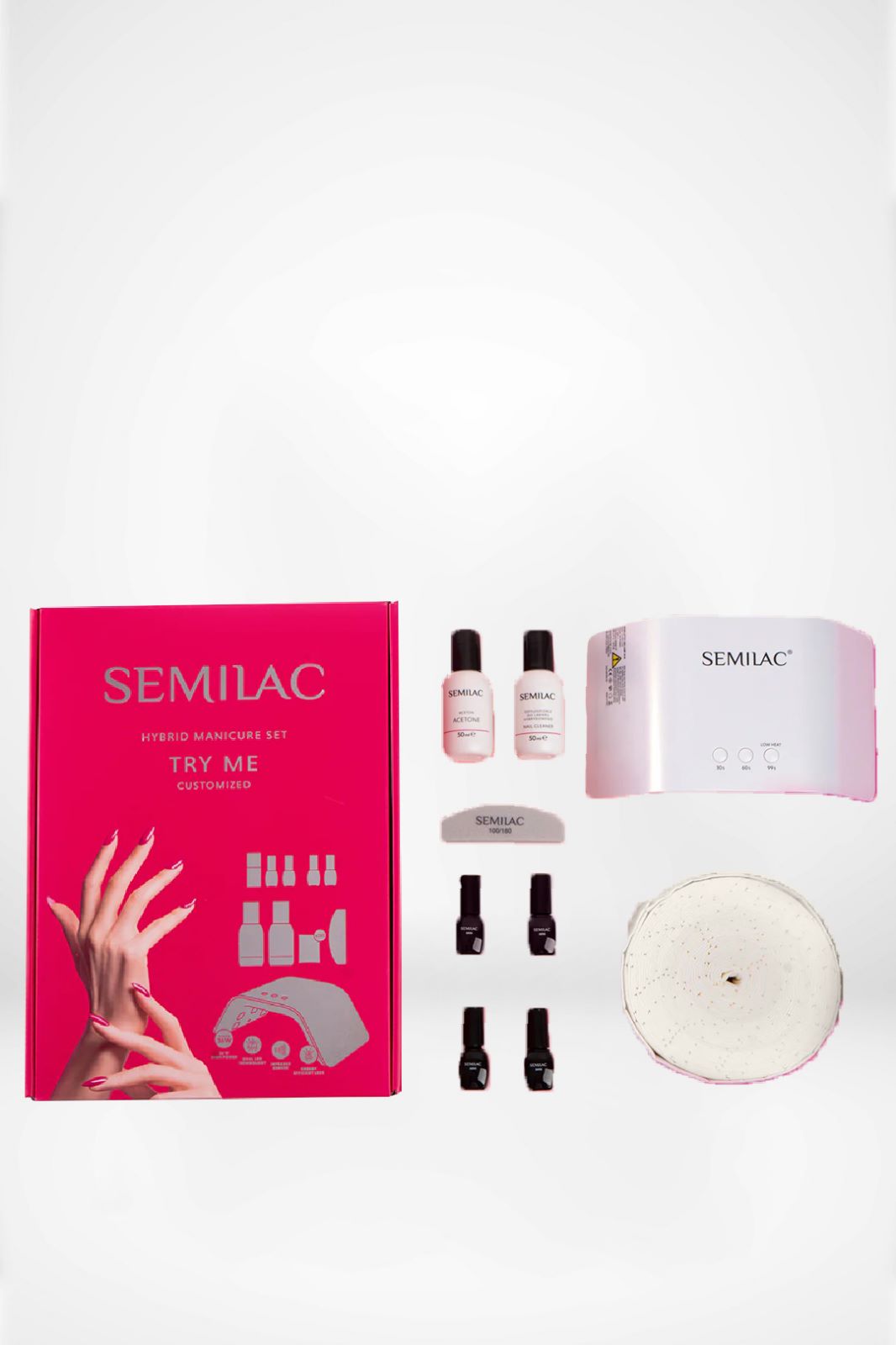 SEMILAC GÉL LAKOVÁ SADA TRY ME 36W LED LAMPA