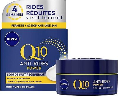 NIVEA Q10 Nočná starostlivosť proti vráskam 50ml