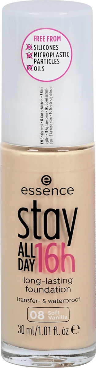 Essence Make-up stay All Day 16h - 08 Soft Vanilla, 30 ml