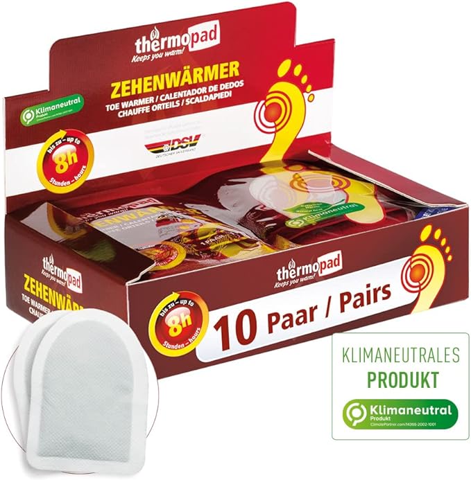 Thermopad Ohrievacie nálepky na nohy, 10 párov