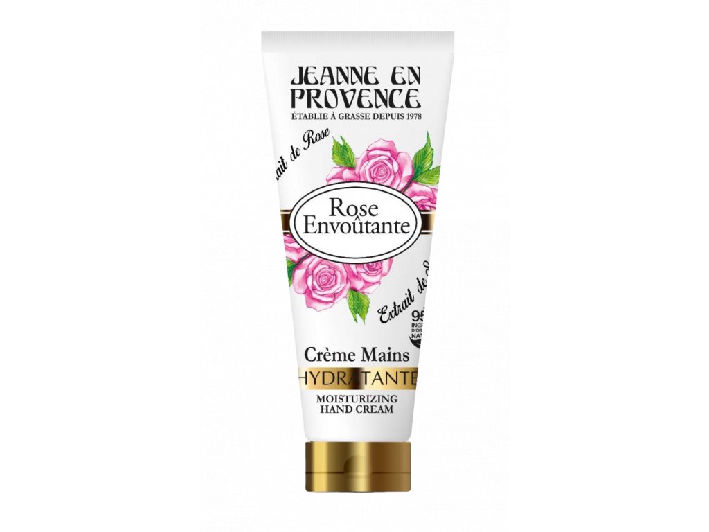 Jeanne en Provence Krém na ruky - Podmanivá ruža, 75 ml