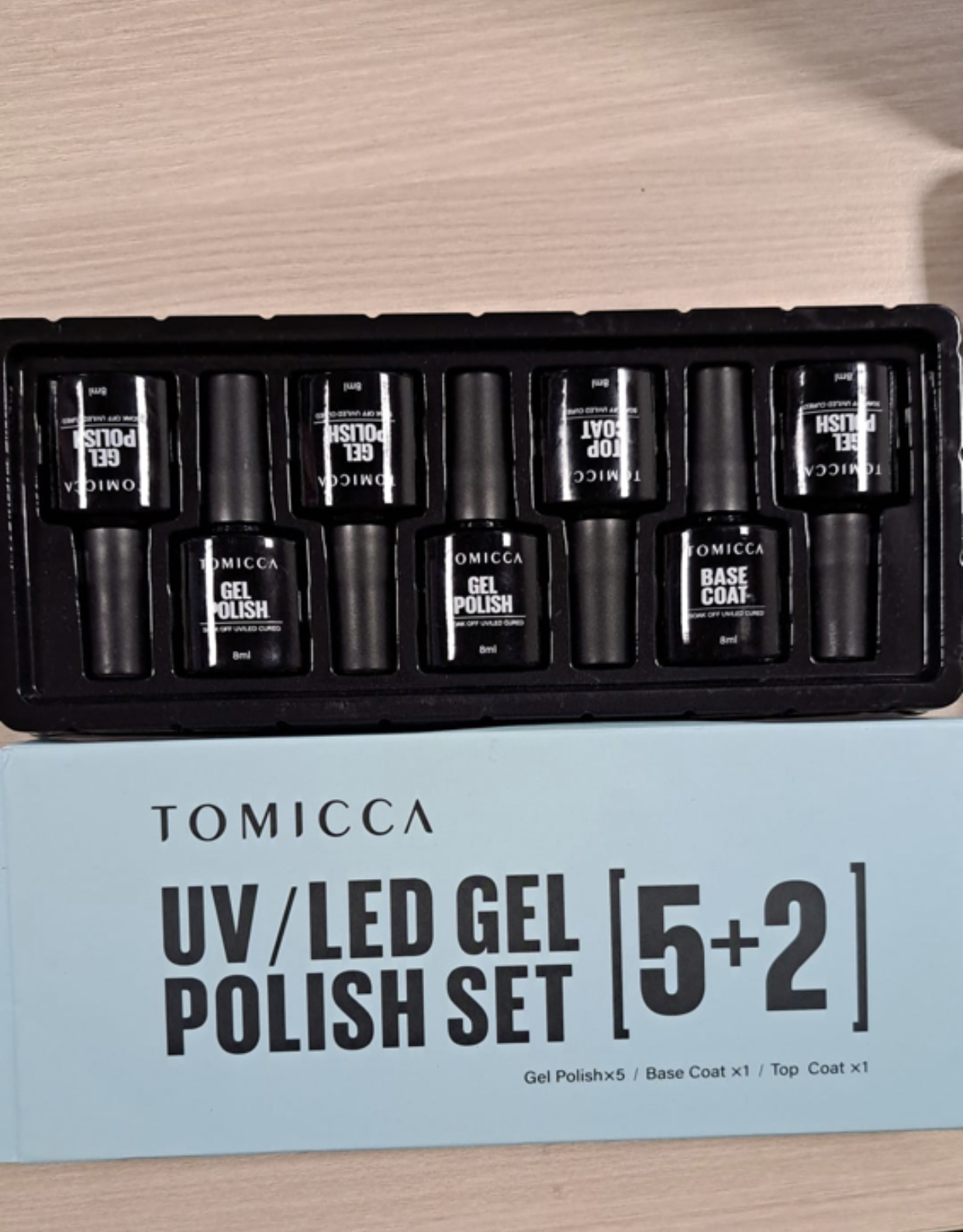 TOMICCA Gélové laky na nechty 5+2 po 8ml