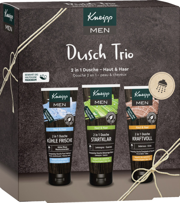Kneipp Men Shower Trio darčeková sada do sprchy pre mužov 3x75ml