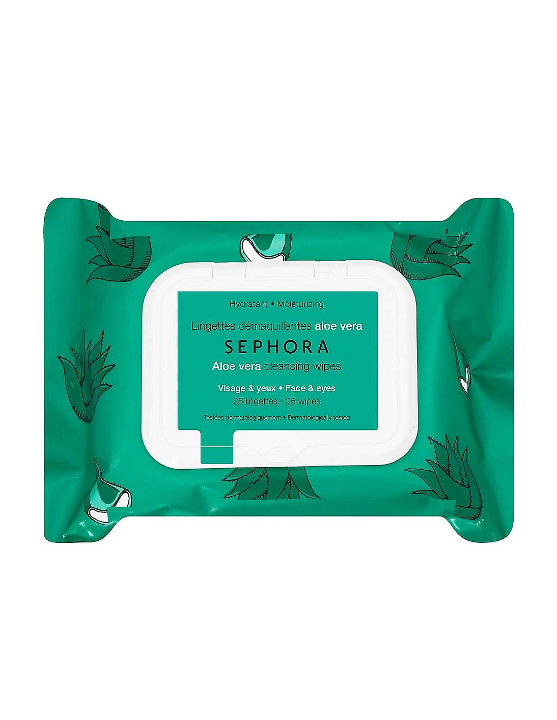 SEPHORA Čistiace a exfoliačné obrúsky Aloe Vera